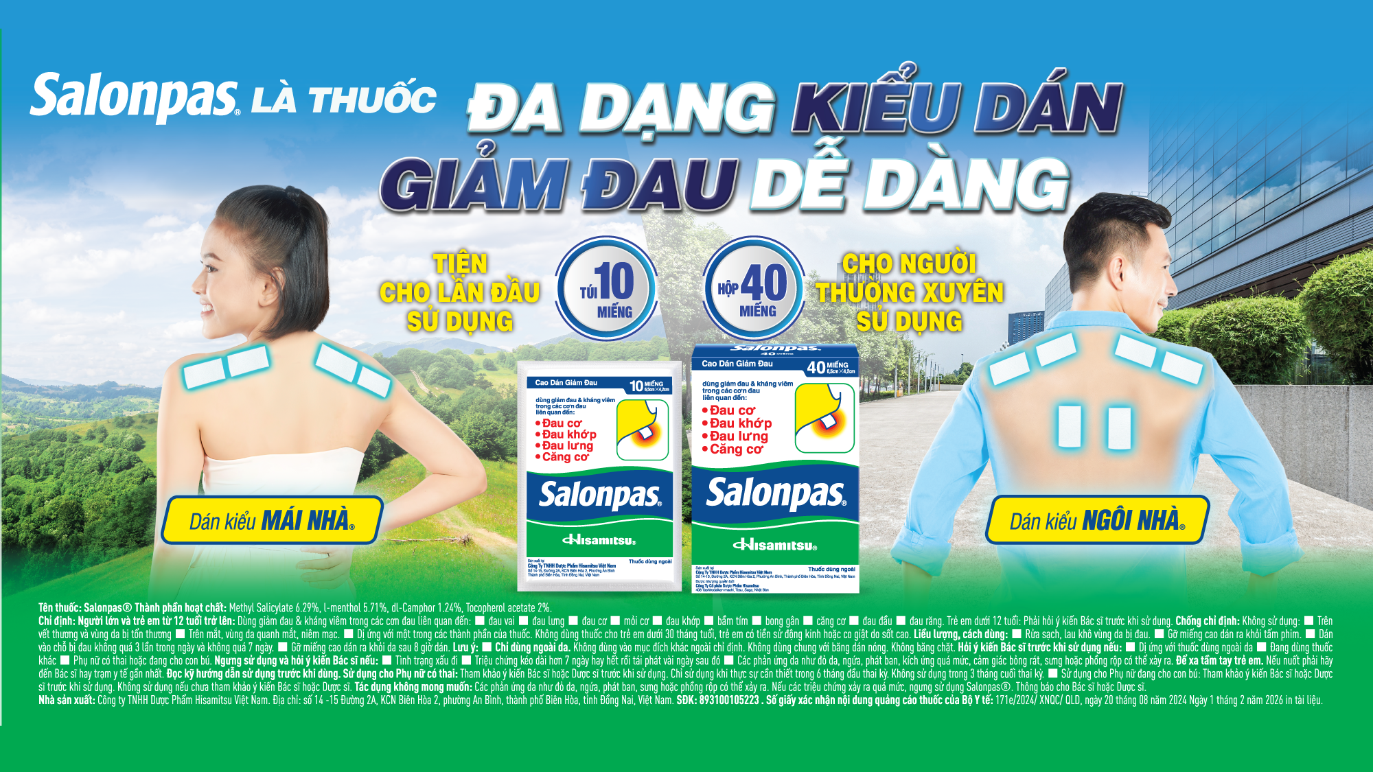 SALONPAS XANH DƯƠNG